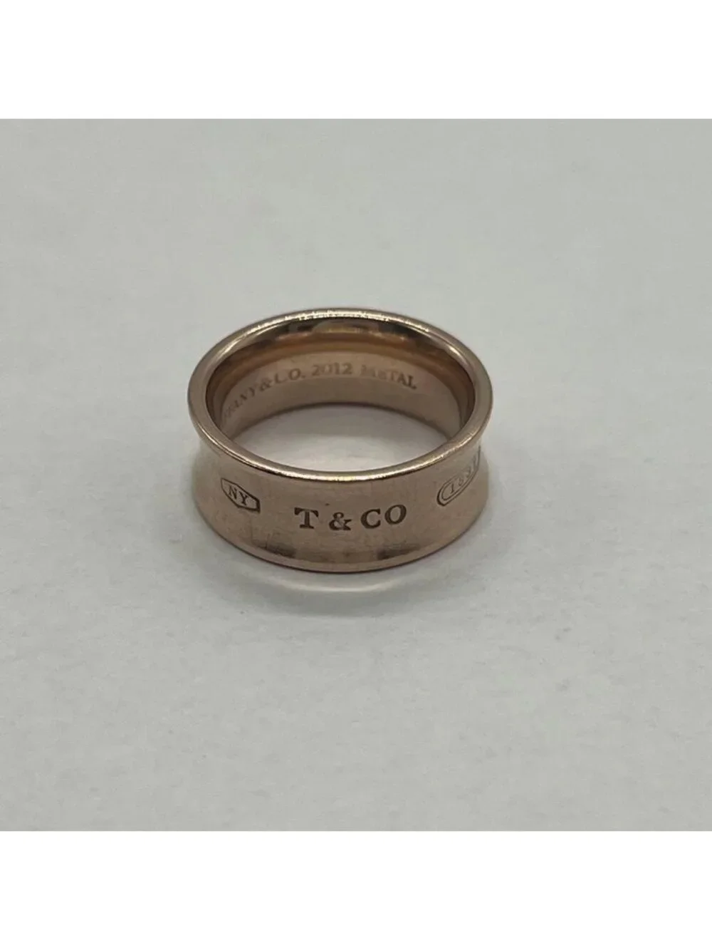 Tiffany & Co 1837 Ring Gold Rubedo